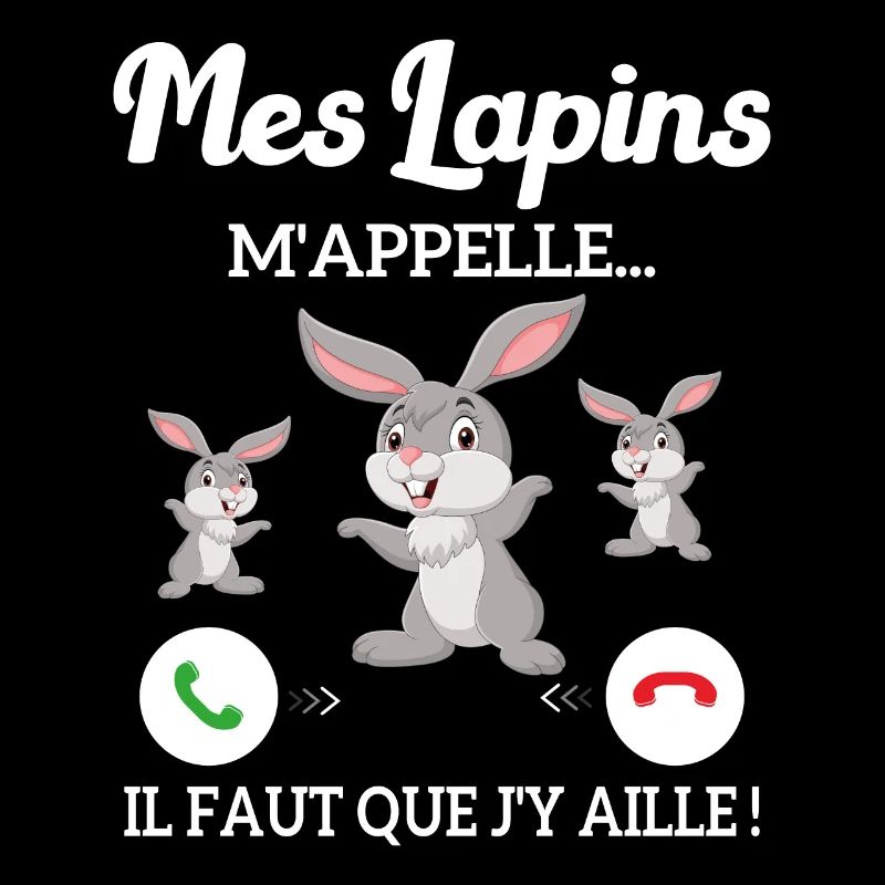 Mes Lapins m'appellent et je dois aller