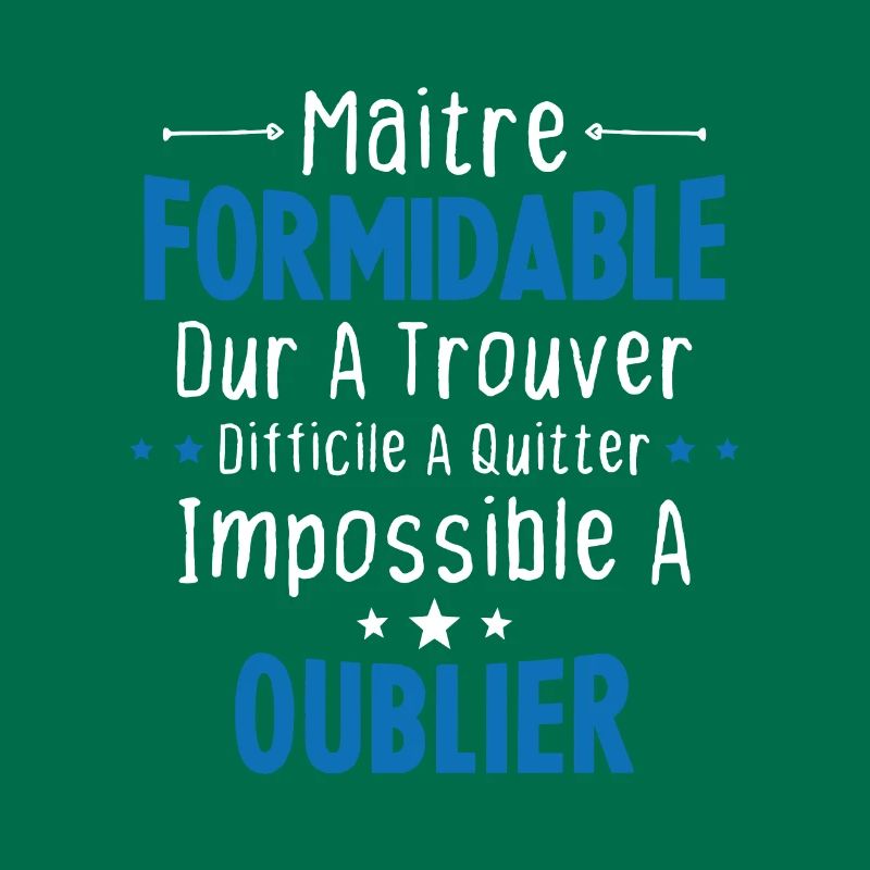 Maître Formidable Idée Cadeau Maître D'école
