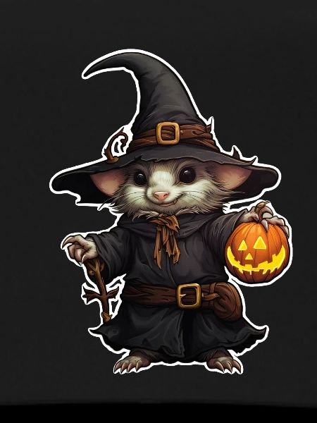 Halloween Mouse Wizard