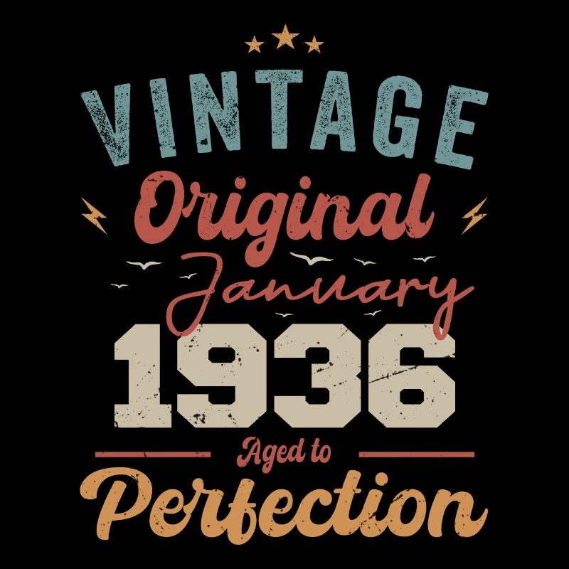 January 1936 Legend for 88 years