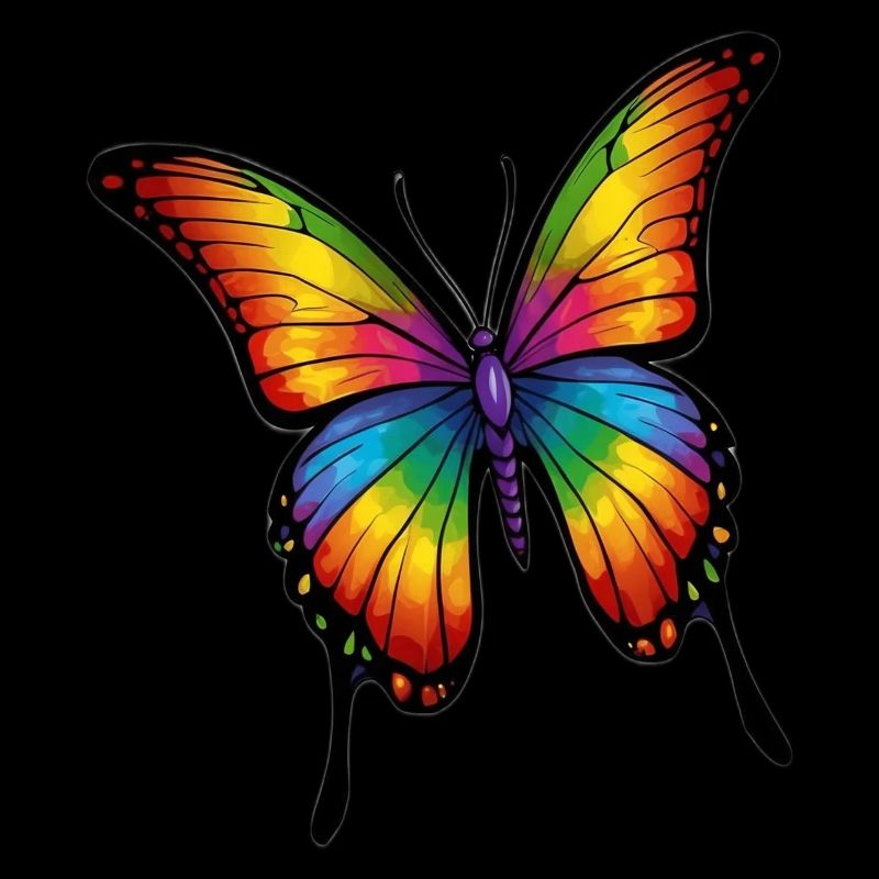 Regenbogen Schmetterling