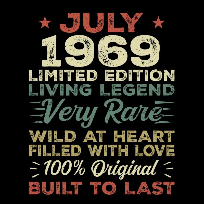 Geschenk Juli 1969 Jubiläum Juli 1969 Geburtstag