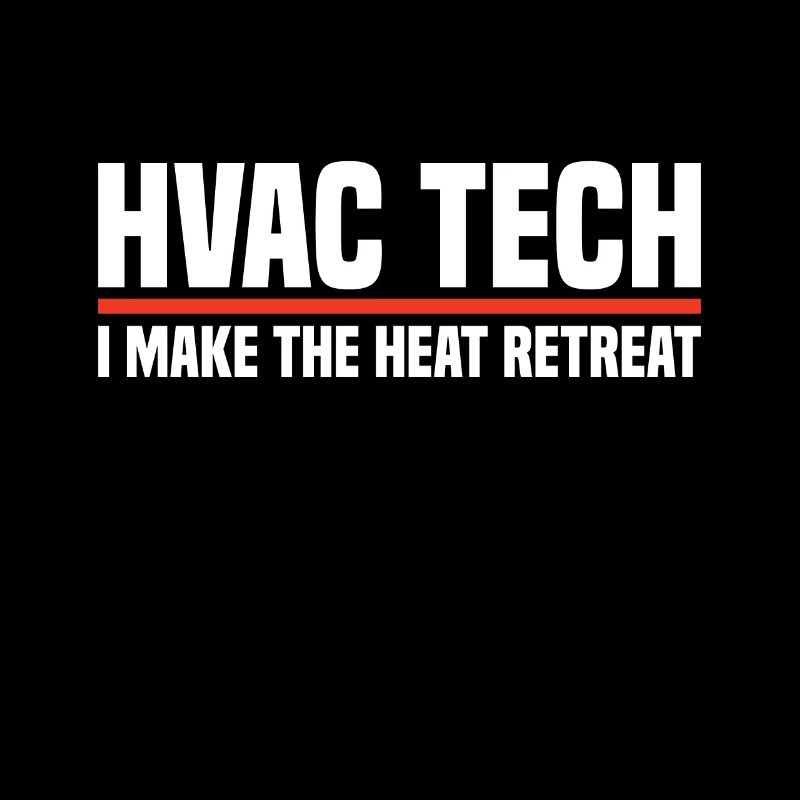 Je fais du technicien drôle de technicien CVC de Heat Retreat