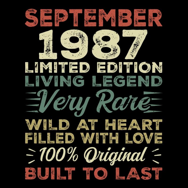 Birthday September 1987 Limited Edition Original