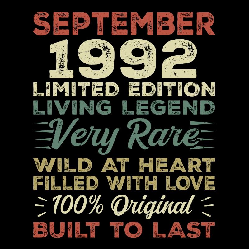 Anniversaire Septembre 1992 Edition Limitée Original