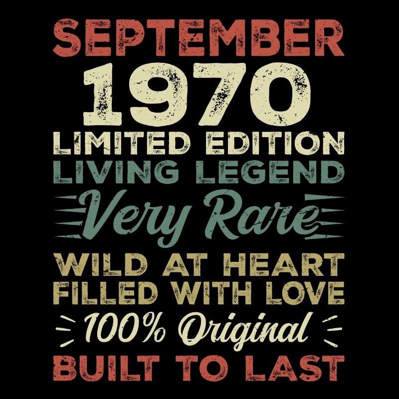 Anniversaire Septembre 1970 Edition Limitée Original
