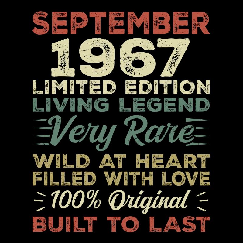 Geburtstag September 1967 Limited Edition Original