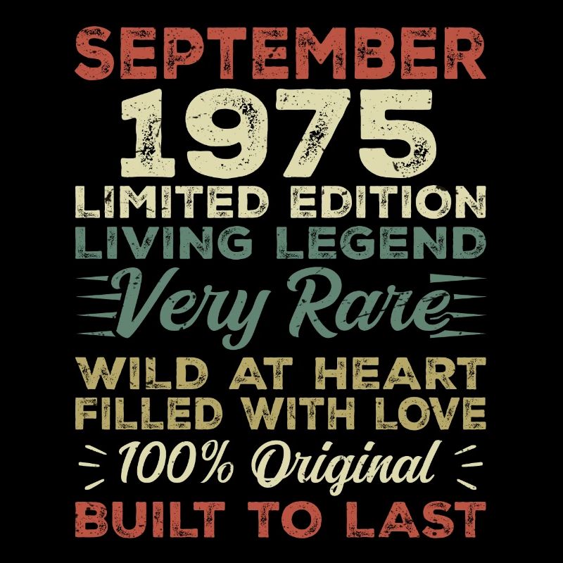 Anniversaire Septembre 1975 Edition Limitée Original