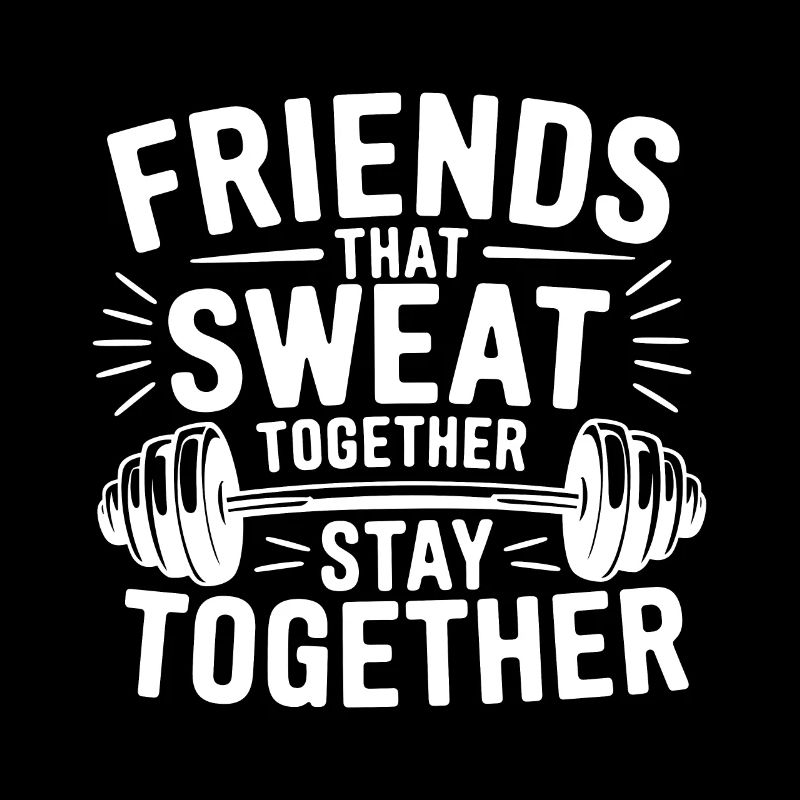 Les amis qui transpirent ensemble restent ensemble Poids L