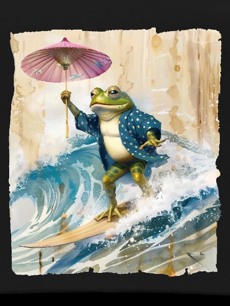 Frog Surfing