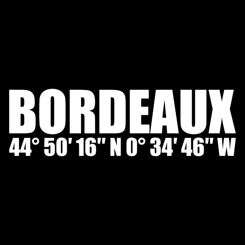 Coordonnées de Bordeaux