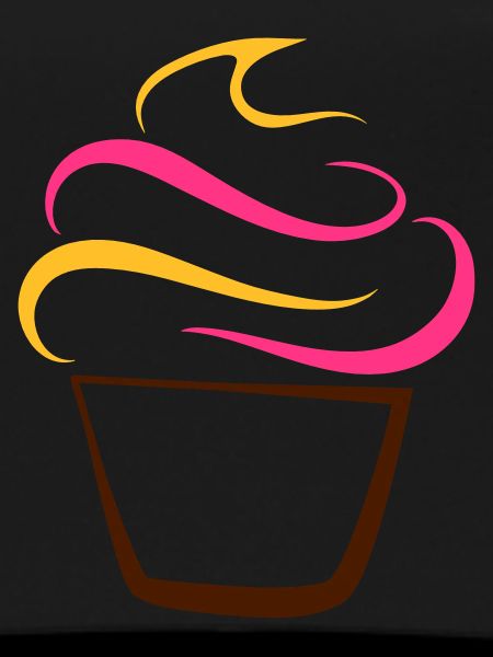 Cupcake pen drawing