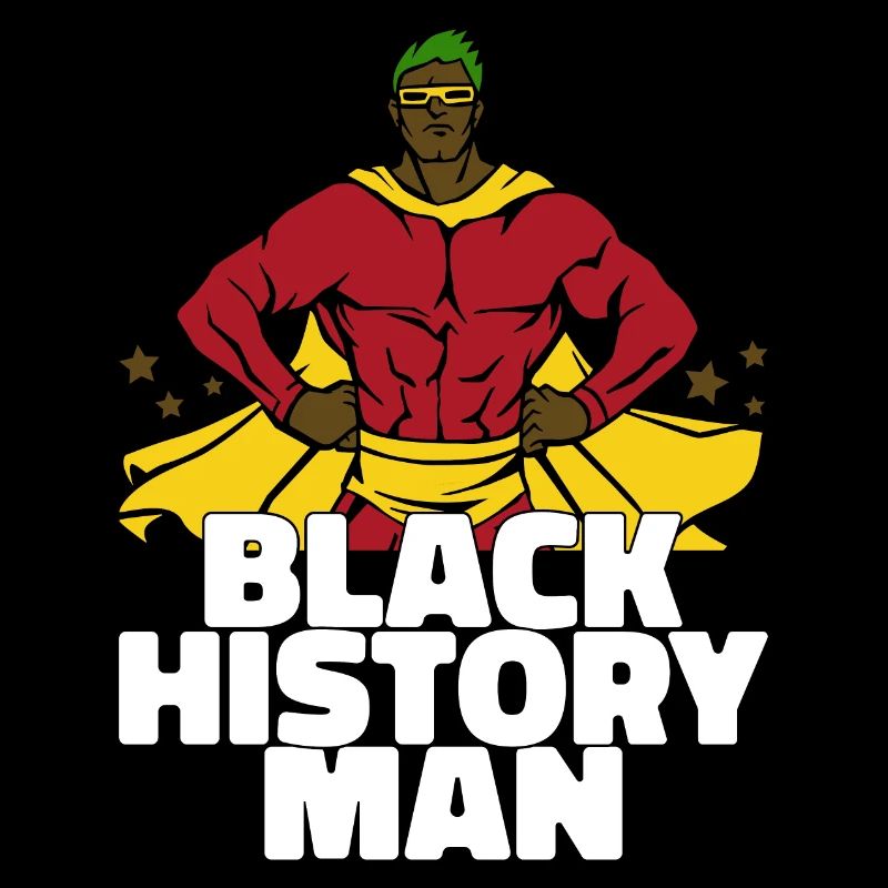 black history Superheld Geschenk