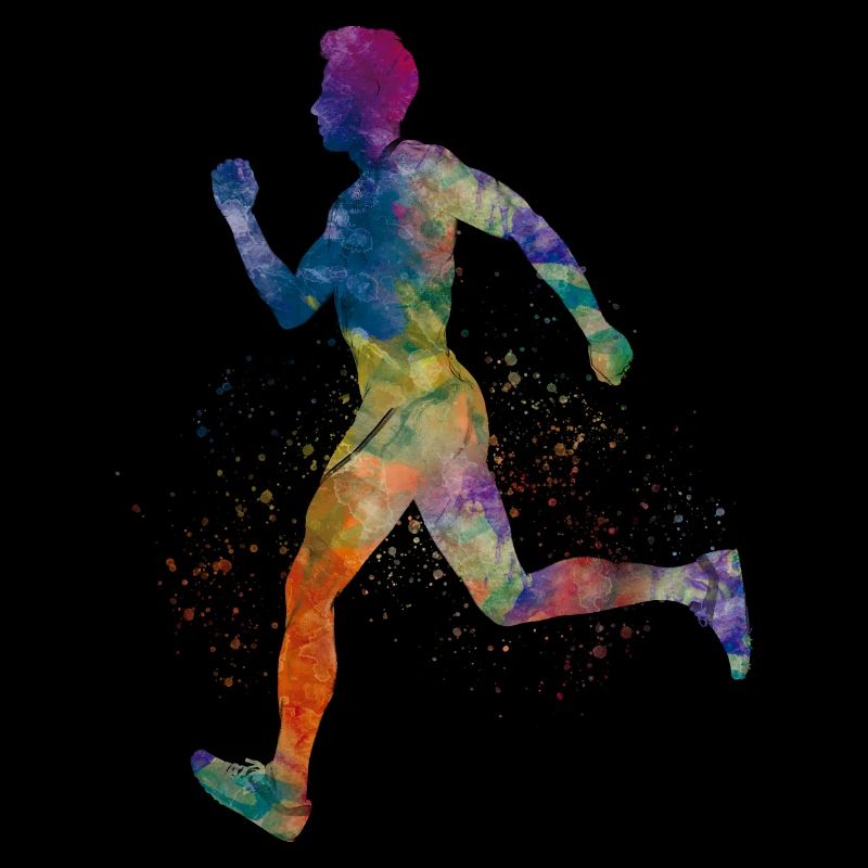Athlète coureur
