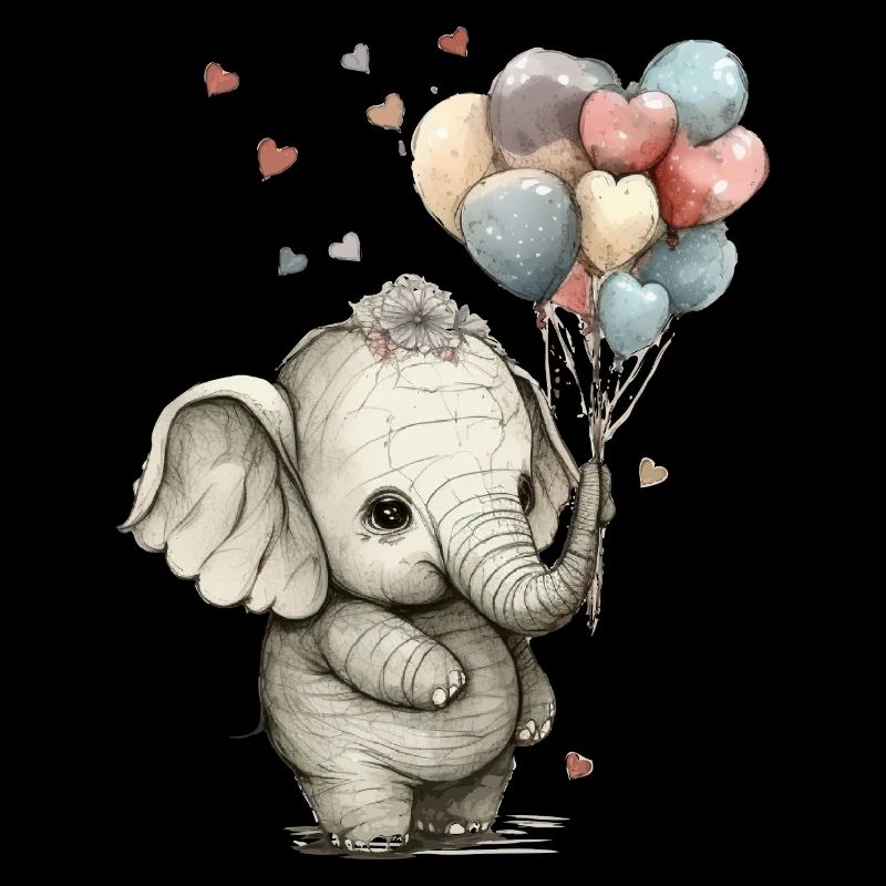 Éléphant mignon
