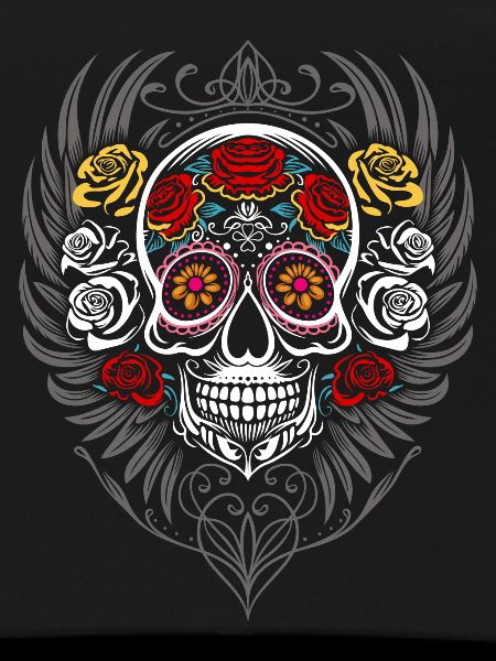 Sugar Skull Halloween Wings