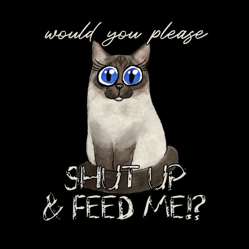 Hungrige Katze