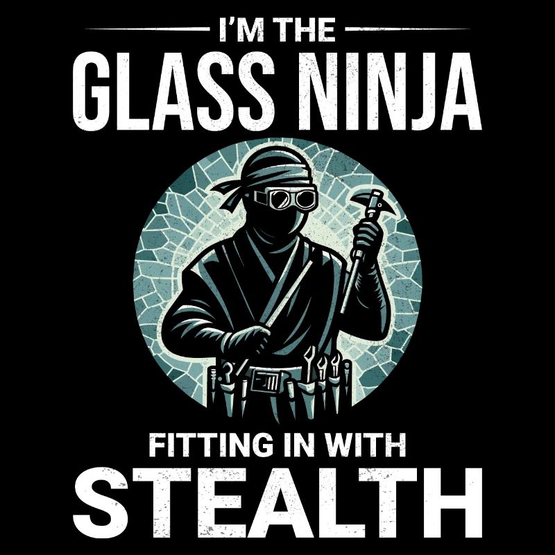 Vitrier Vitreur Vitrerie Ninja