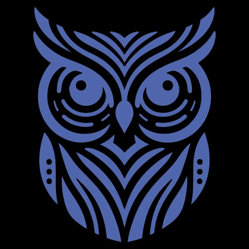 Minimalist Owl Silhouette Design