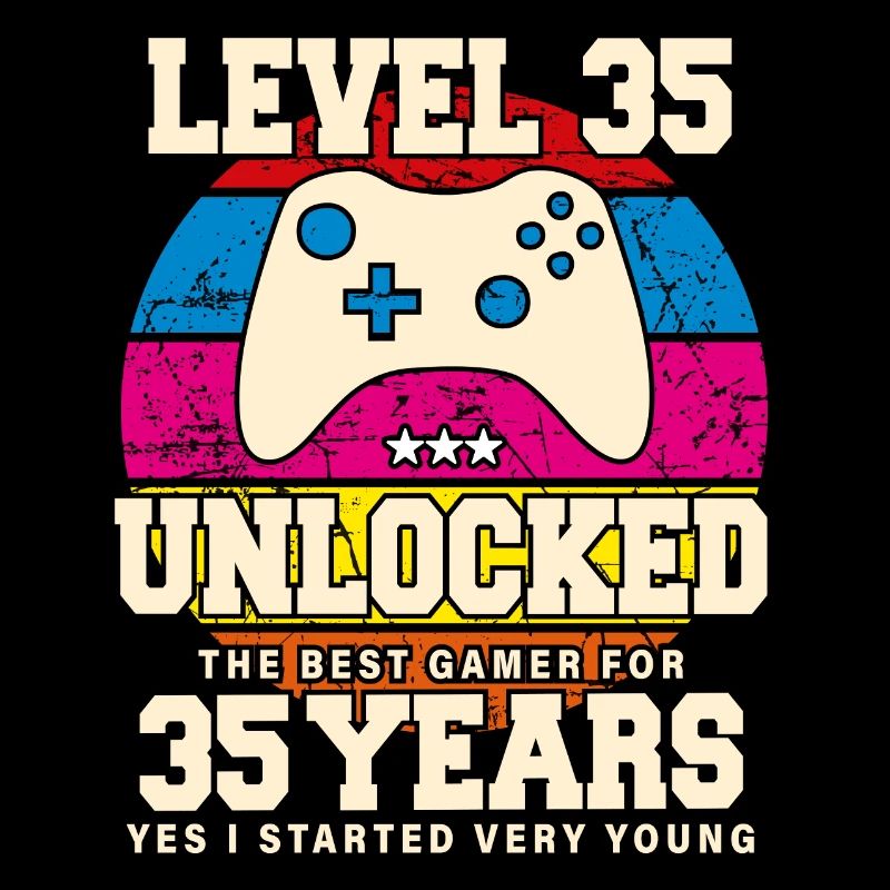Original 1989 35 ans Niveau 35 Débloquer