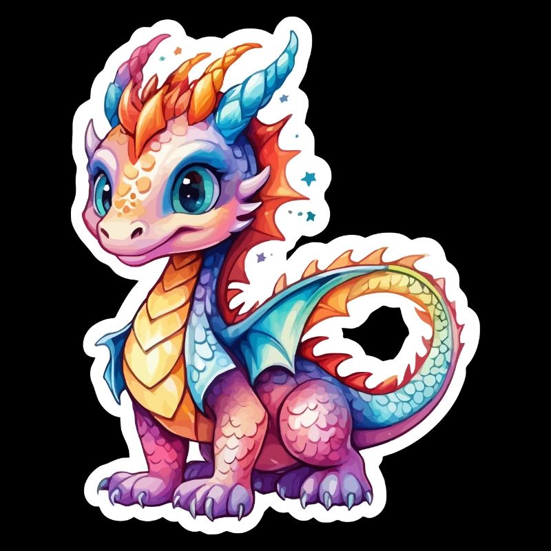 Dragon Watercolors