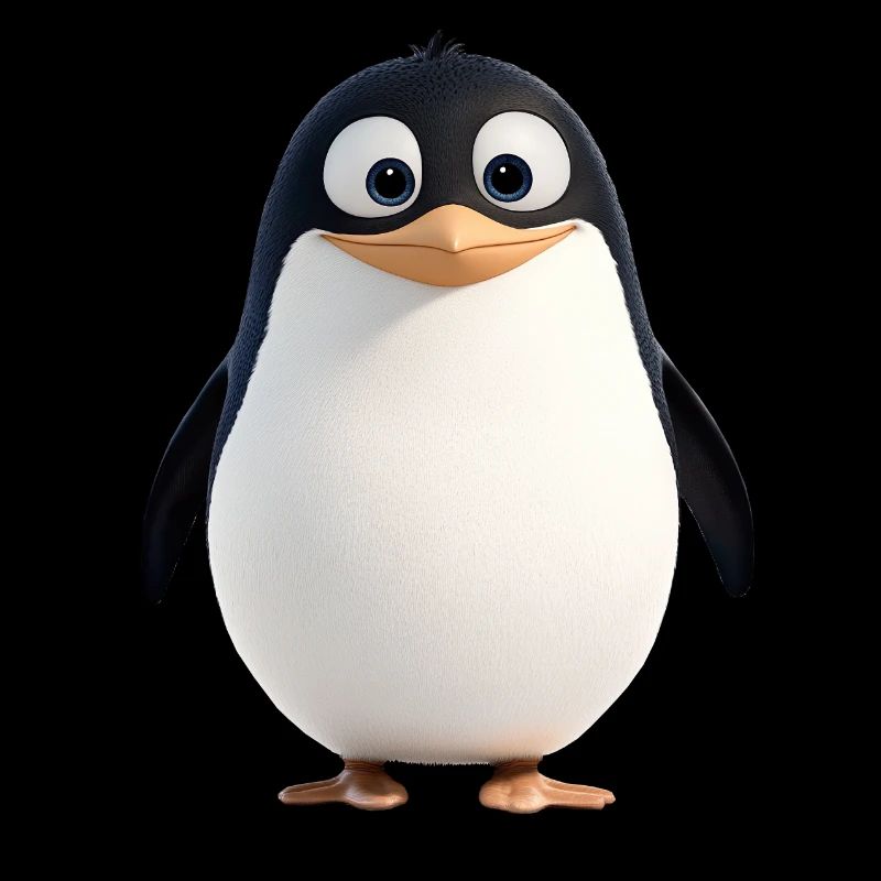 Le pingouin, un porteur de queue-de-pie