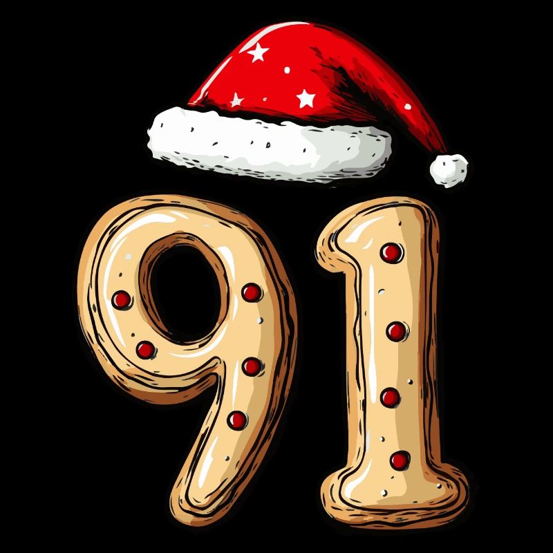 Biscuit de Noël à 91 chiffres