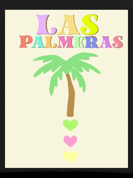 Pastel palm