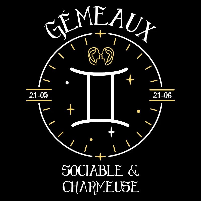 Du signe du Gémeaux - Sociable et charmeuse