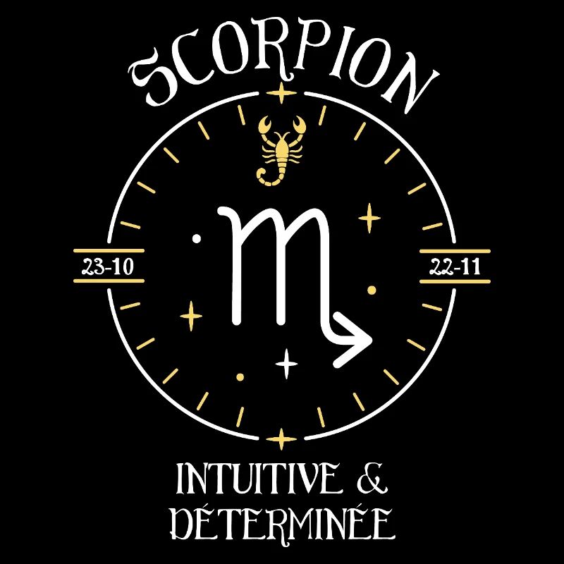Du signe du Scorpion - Intuitive et déterminée