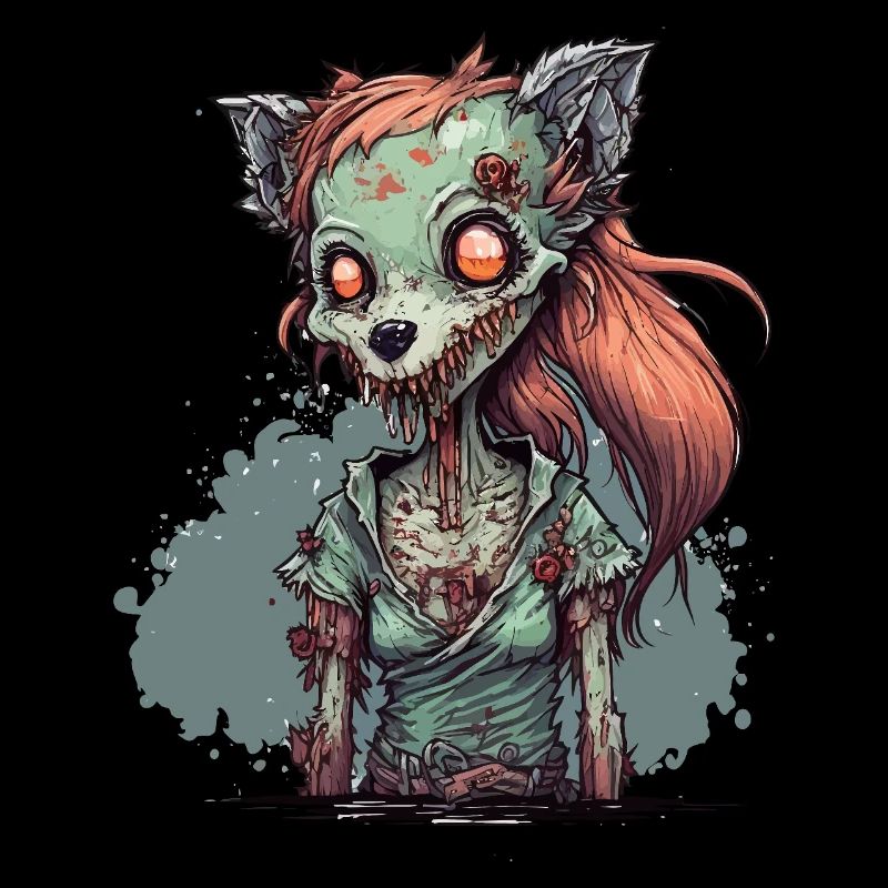 Renarde zombie