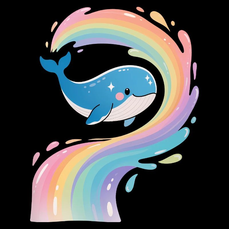 🐳 Regenbogenwal - Magisch
