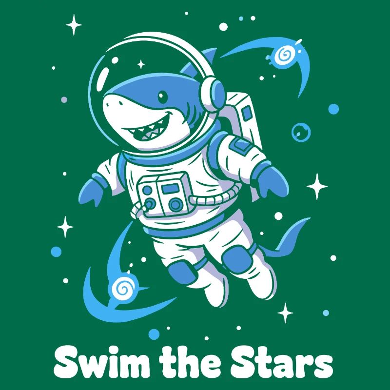 Astronaute requin de l’espace