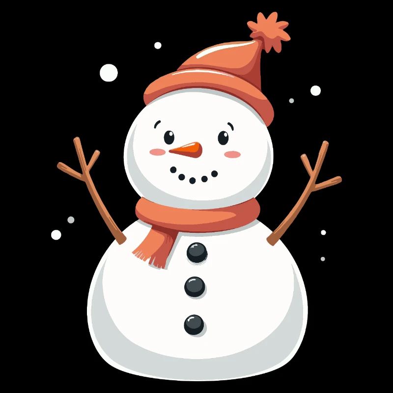 Schneemann, gemütliche Winterlaune