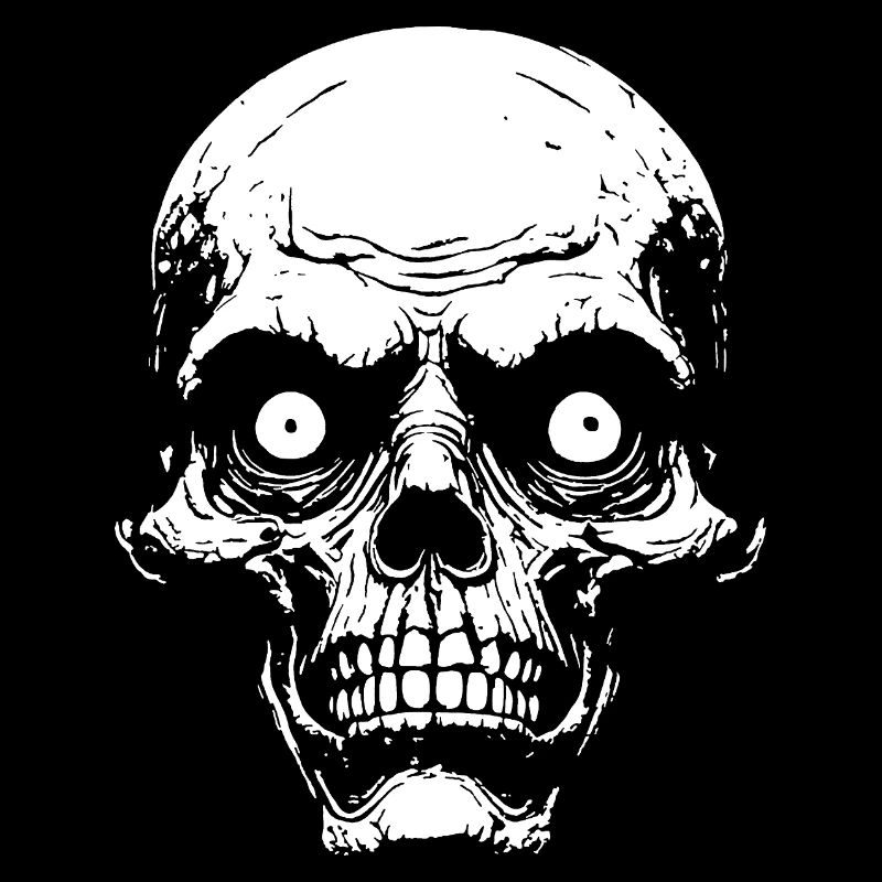 Psycho Schädelgrafik