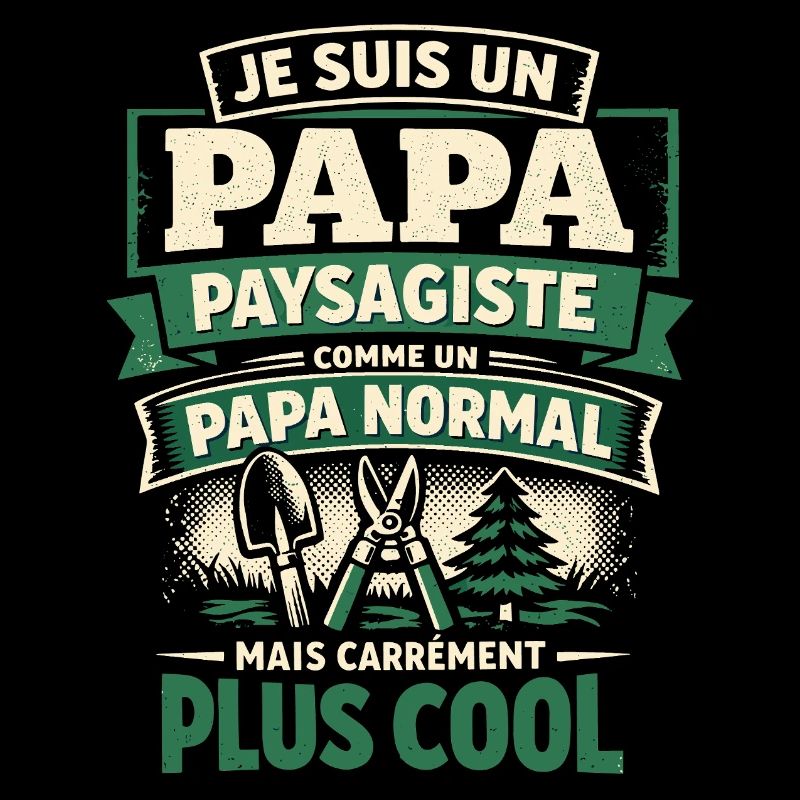Landscape Dad Funny Man Original Gift
