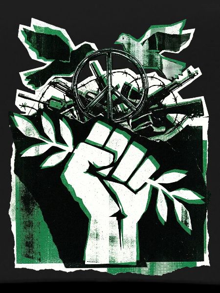 Against War Peace Fist