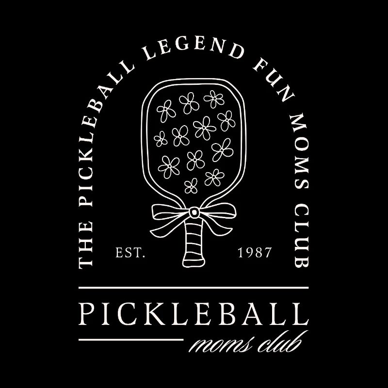 Pickleball-Mama lustige Mutter