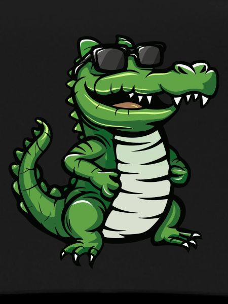 Alligator Cool Comic