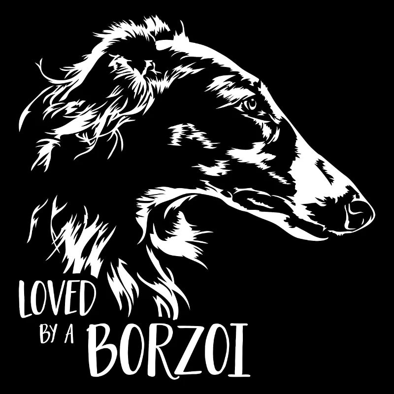 BARSOI aimé par un chien BORZOI disant Wilsigns