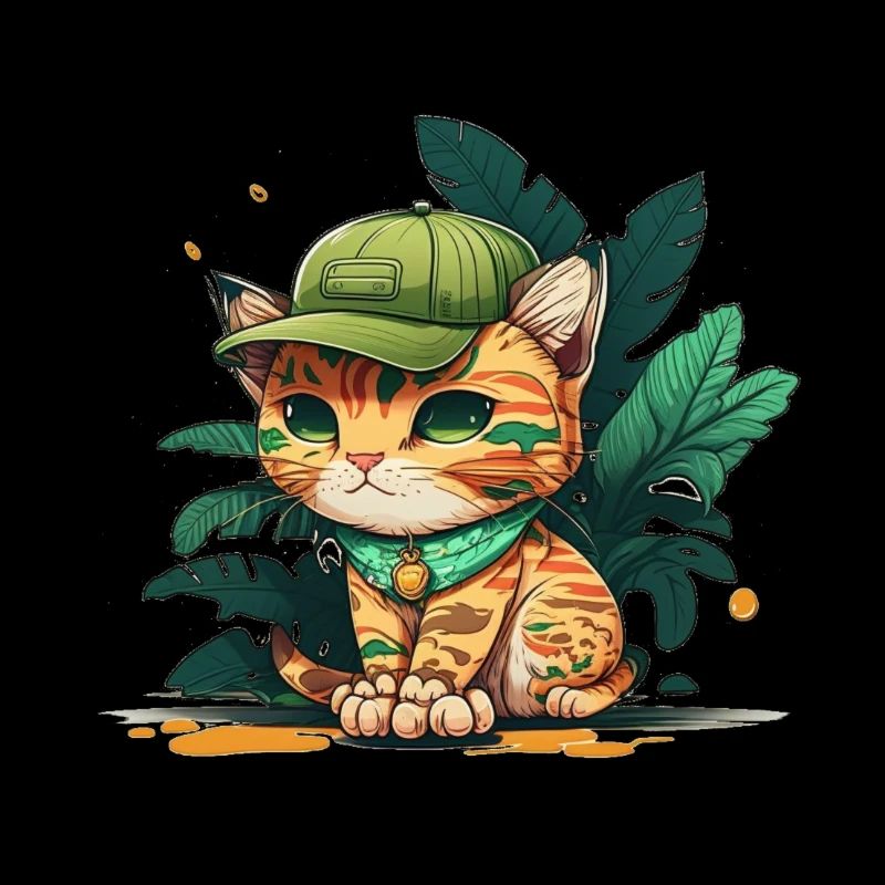 Mignon chat tropical 2