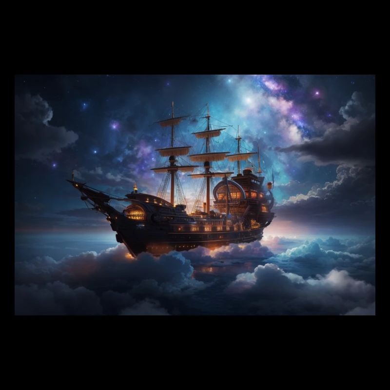 Dreamlike Cloud Ship