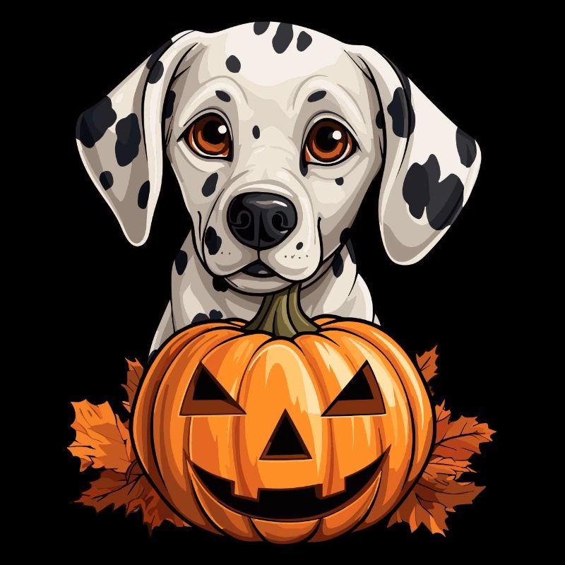 Doux Dalmatien d’Halloween