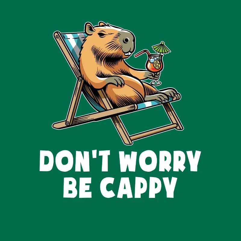 Don't worry be Cappy - Capybara - Holiday