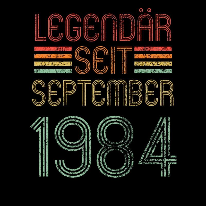 Legendär seit September 1984, Retro, Geburtstag