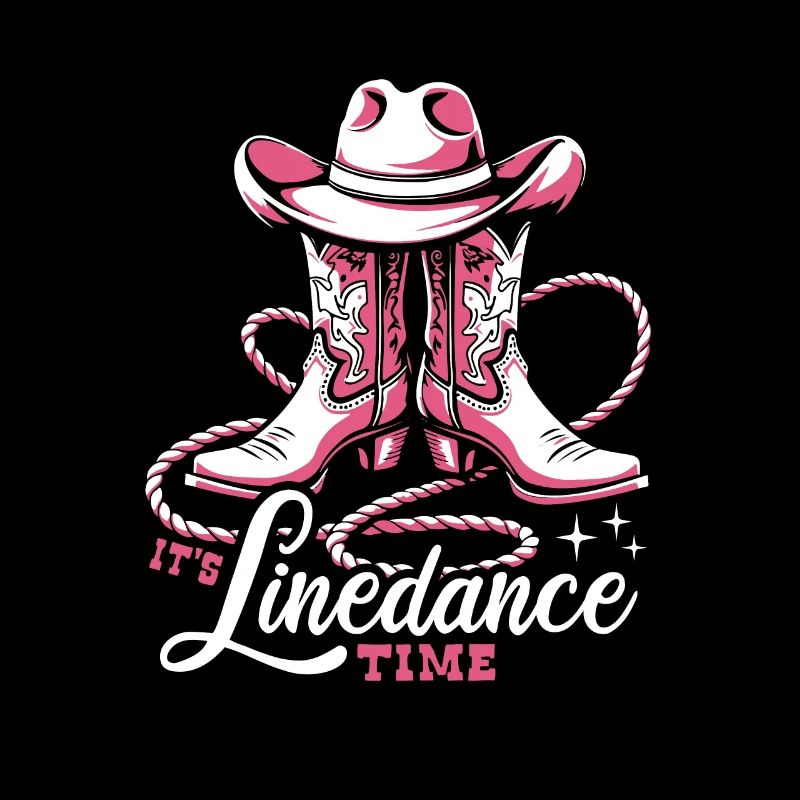 It's Linedance Time - Country Fan - Geschenk
