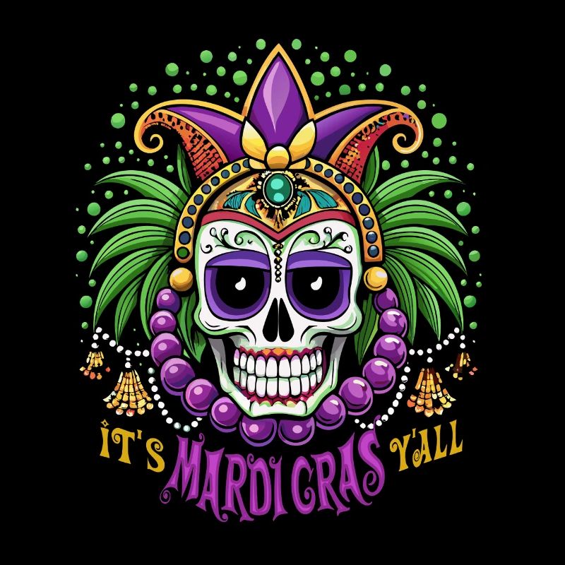 I'ts Mardi Gras Y'all - Karneval - Kostüm