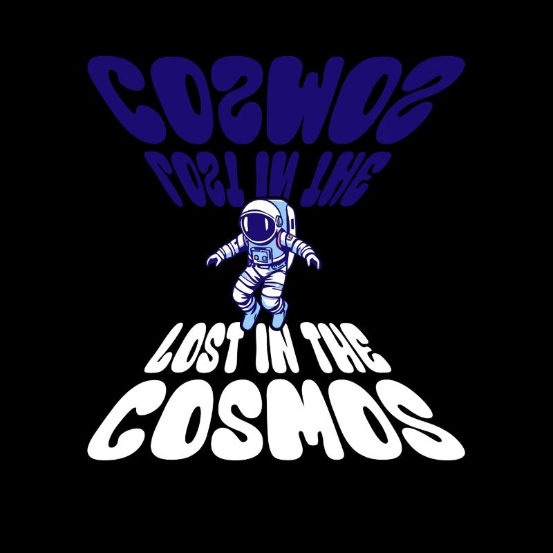Perdu dans le cosmos - Astronaute - Espace