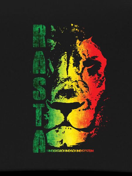 Rasta Lion Rainbow Style