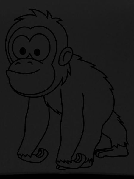 Orangutan monkey comic